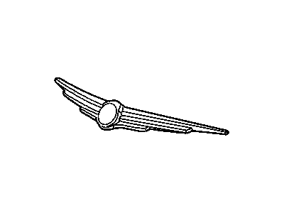 Mopar 1BJ09401AA Ornament-Winged MEDALLION