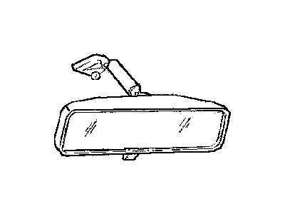 Mopar 55076403AB Inside Rear View Mirror