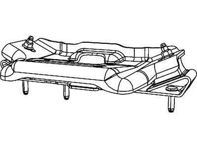 Mopar 52060201AB ISOLATOR-Transmission Mount