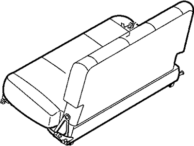 Mopar XJ161UCAA Rear Seat Cushion