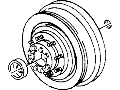 Dodge Ram Van Wheel Hub - 52009517