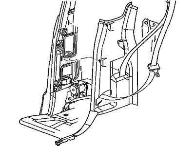 Mopar 5HP46XDVAA Panel-C Pillar