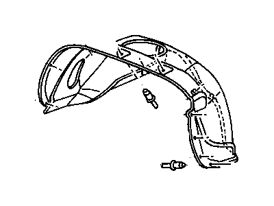 Mopar 55346053 Shield-WHEELHOUSE