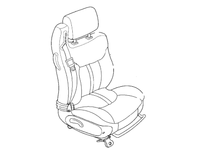 Mopar UQ871DVAA Front Seat Cushion Cover