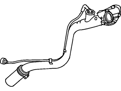 Mopar 4809248AB Sleeve-Fuel Filler Vent Hose