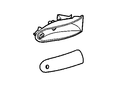 Mopar 4857077AB Lamp Side Marker