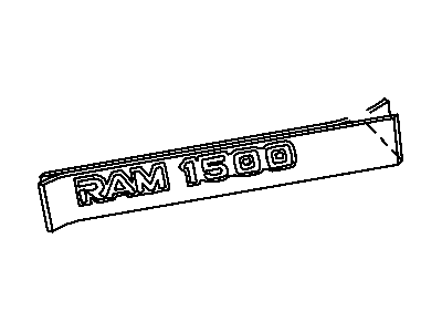 Mopar 55295310AB NAMEPLATE-Door