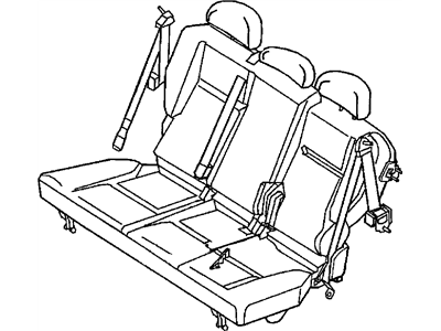 Mopar XN131DVAA HEADREST-Rear