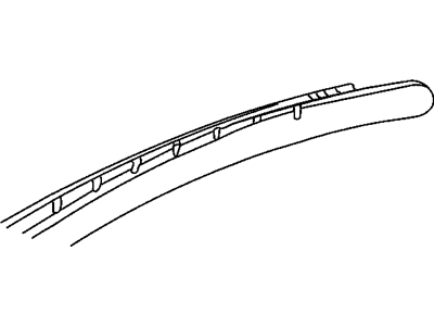 Mopar 55136848AB Rail-Luggage Rack Side