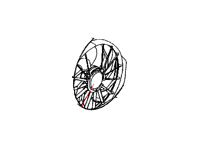 Mopar 52079984AA Fan-Cooling