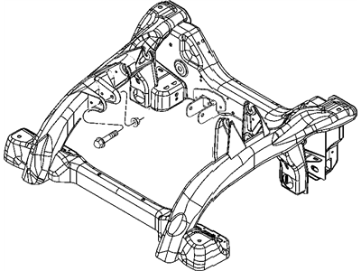 2008 Jeep Grand Cherokee Axle Beam - 52089493AH