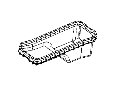 2001 Dodge Ram 1500 Oil Pan Gasket - 5003694AB