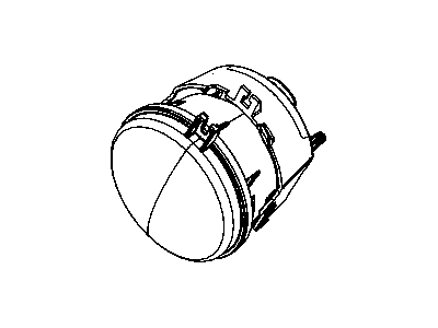 Mopar 5182022AA Front Fog Lamp