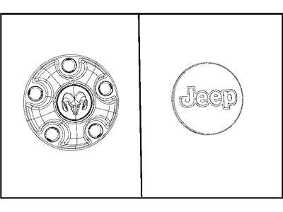 2011 Jeep Wrangler Wheel Cover - 1AH90S4AAC