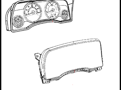 Jeep Compass Instrument Cluster - 68233464AE