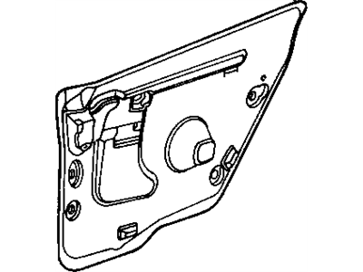 Mopar 4780249AE Shield-Rear Door