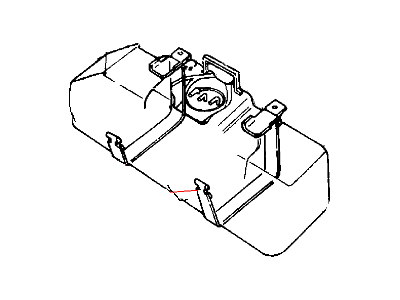 Mopar 52013452AA Fuel Tank Rear