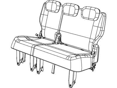 Mopar 1AM151D5AA Panel-Rear Seat Back