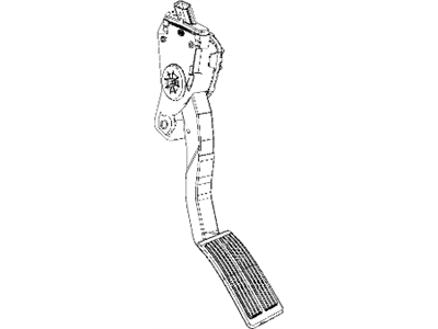 Mopar 53032868AA Pedal-Accelerator