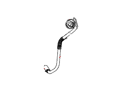 2006 Dodge Magnum Fuel Filler Neck - 4581500AF