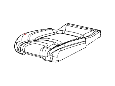 Mopar 5RA86DX9AC Rear Seat Cushion Cover Right