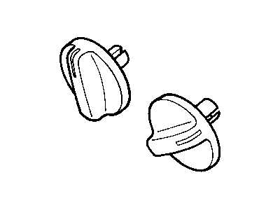 Mopar 4897715AA Knob-A/C And Heater Control - Ro