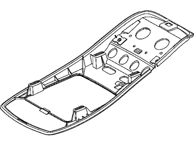 Mopar 55361223AA RETAINER-Overhead Console