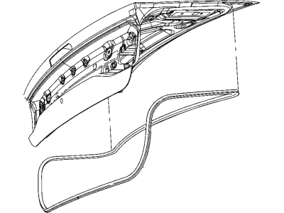 2019 Dodge Charger Weather Strip - 68223542AC