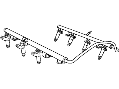 2008 Dodge Ram 3500 Fuel Rail - 53032712AD