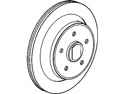 2003 Dodge Ram 1500 Brake Disc - 52009968AA