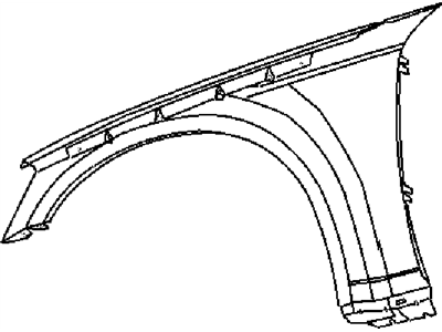 Mopar 55113585AB Fender-Front