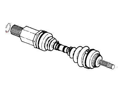 Mopar 4668700AB Shaft Axle Half