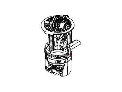 2009 Jeep Grand Cherokee Fuel Pump - 68024002AB