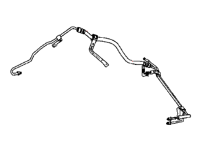 Jeep Compass Power Steering Hose - 5105087AG