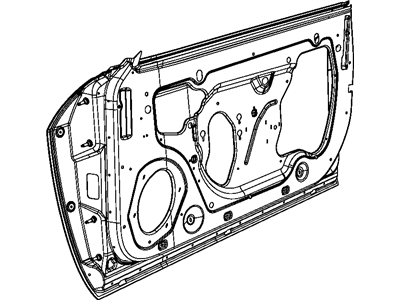 Mopar 68059713AE Panel-Door Outer Repair