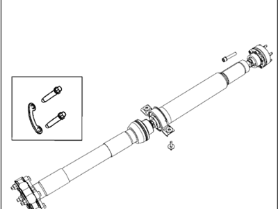 Jeep Grand Cherokee Drive Shaft - 53010967AA