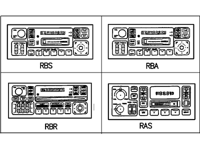 Mopar 56038937AB Radio-AM/FM Cassette