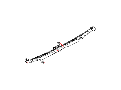 2009 Dodge Ram 3500 Leaf Spring - 52113319AF