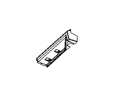 Mopar 5116248AB Molding-Side SILL