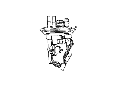 Chrysler Grand Voyager Fuel Pressure Regulator - 5010474AA