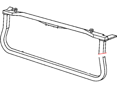 2002 Dodge Ram 2500 Radiator Support - 55275412AD