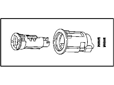 Dodge Ram 3500 Door Lock Cylinder - 4796388