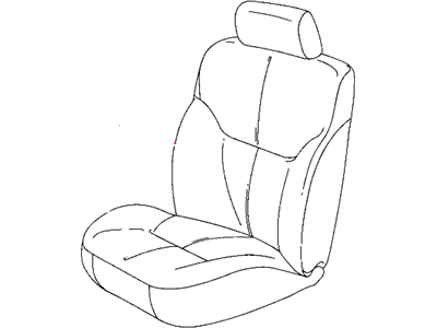 Mopar 1DA141L2AA Front Seat Cushion