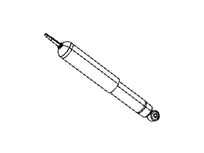 Jeep Wrangler Shock Absorber - 68003303AE