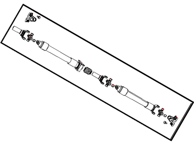 Mopar 5146306AA Rear Drive Shaft