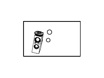 68212072AA Mopar A/C Expansion Valve Illustration 1 of 1