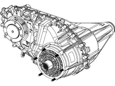 2014 Ram 2500 Transfer Case - 5146621AB