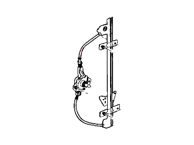 2000 Dodge Dakota Window Regulator - 55256494AH