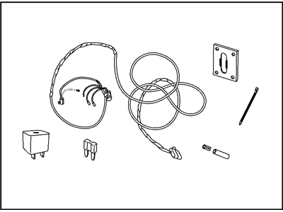 Mopar 82211503 Wiring Kit-Trailer Tow - 4 Way