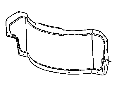 Mopar 4848582AB Panel-Fuel Tank Close Out